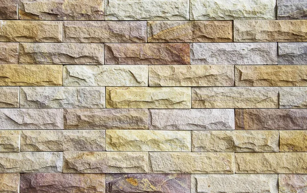 天然石材花岗岩片砖的墙壁 — 图库照片