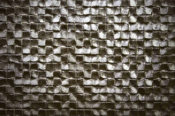 Płytki ścienne i podłogowe mozaikowe srebrny — Zdjęcie stockowe