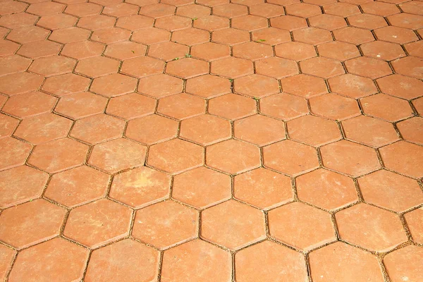Losas de pavimentación, azulejos de pavimentación con dibujos, piso de ladrillo de cemento backgrou — Foto de Stock