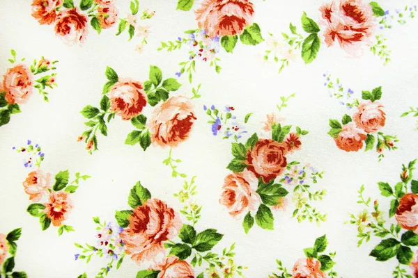 Bloemen stof, fragment van kleurrijke retro Tapestry textiel Patte — Stockfoto