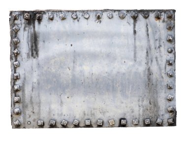 Grunge arkaplan metal plaka vida ile