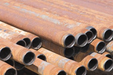 paslı metal boru arka plan