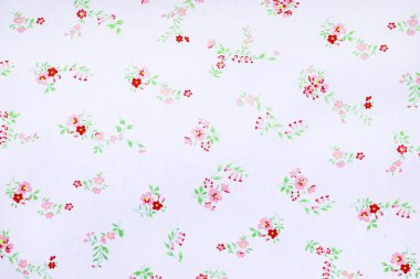 Klasik çiçek, kumaş arkaplanda çiçek.. 