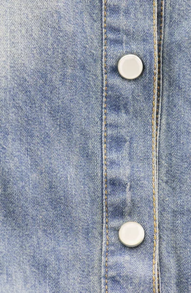 Knöpfe auf Jeans Hintergrund — Stockfoto