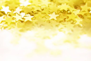 sarı yıldız arka plan. Defokus ile festival glitter arka plan 