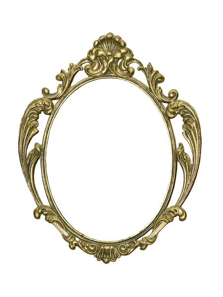 Mooie vintage gouden frame, foto, afbeelding. — Stockfoto