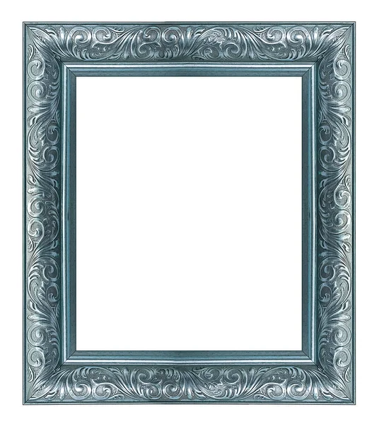 Beyaz arkaplanda izole edilmiş vintage resim ve fotoğraf çerçevesi