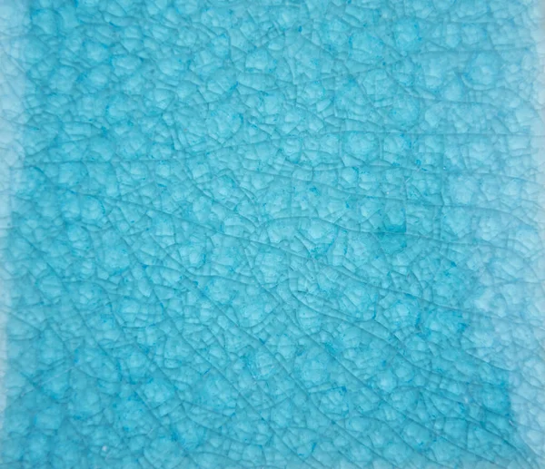 Niebieska Mozaika Szklana Niebieskie Tło Płytek — Zdjęcie stockowe