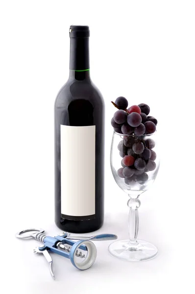 Wine Concept White Background — Stock Photo, Image