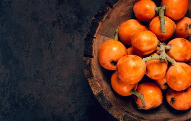 Taze meyve karışımı, loquat, shesek, lokva, Georgia,