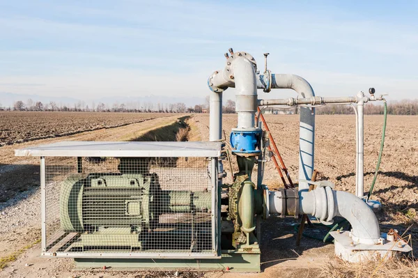 System Pumping Irrigation Water Agriculture — Stock Photo, Image