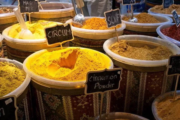 Especias Indias Mercado Dubai — Foto de Stock