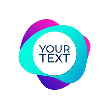 Sıvı Organik Renkli Şekiller Vektör Tasarım Eps 10