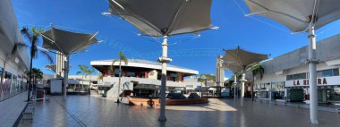 Aguascalientes, Meksika 4 / 15 / 2020 Coronavirus acil durum ve karantinası nedeniyle dükkanlar ve işletmeler kapatıldı