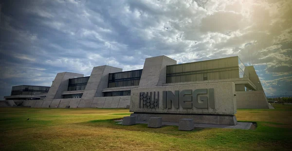 Meksika 'nın nüfusu, ekonomik ve tarımsal nüfus sayımlarının yapıldığı Ulusal İstatistik ve Bilgi Teknolojisi Enstitüsü (INEGI) Genel Merkezi