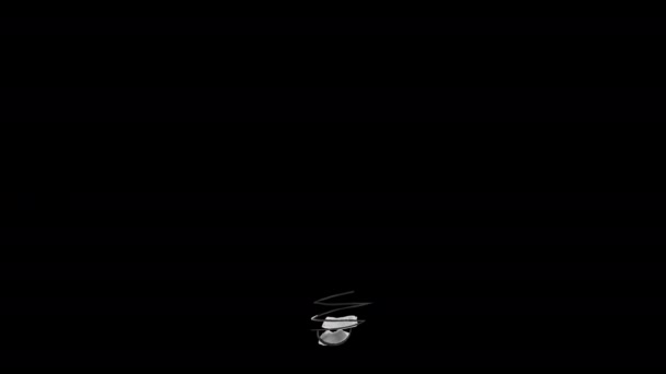 Фокус Анимации Которая Загорается Концепция Идеи Творчества Электрическая Лампочка Включена — стоковое видео