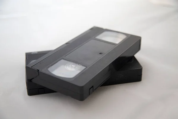 Video Cassette Tape Isolated White Background — Stock Photo, Image