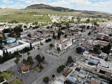 San Blas Kilisesi, Meksika 'nın küçük bir kasabası olan Aguascalientes, Meksika, Barok sanatının mütevazı bir yorumuyla