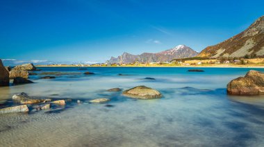 Norveç manzarası manzarası  