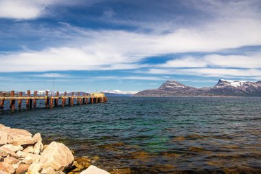 Norveç manzarası manzarası   