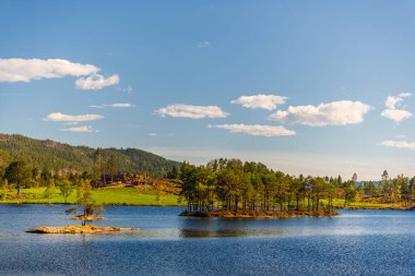 Norveç manzarası manzarası   