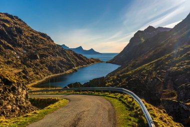 Scenic view of Norwegian landscape  clipart