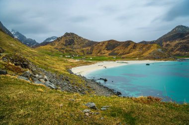 Norveç manzarası manzarası   