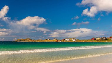 Norveç manzarası manzarası  