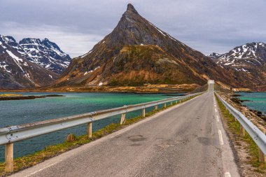 Norveç manzarası manzarası  