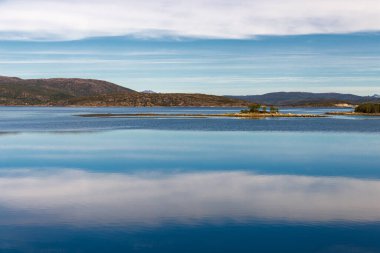 Norveç manzarası manzarası   