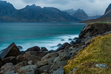 Norveç manzarası manzarası   