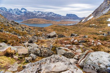 Norveç manzarası manzarası   