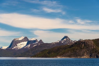 Norveç manzarası manzarası   