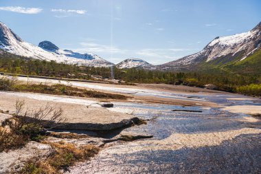 Norveç manzarası manzarası   