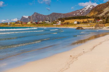 Norveç manzarası manzarası 