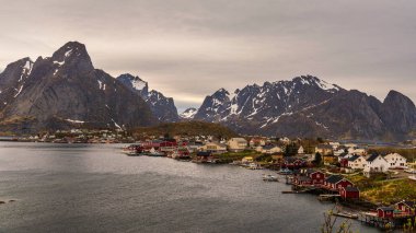 Norveç manzarası manzarası 