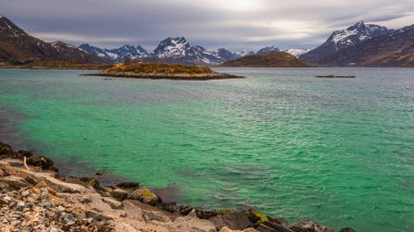 Norveç manzarası manzarası  