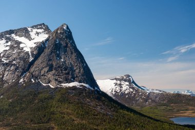 Norveç manzarası manzarası   