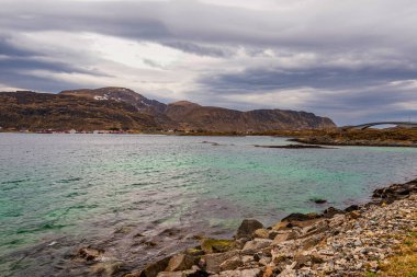 Norveç manzarası manzarası 