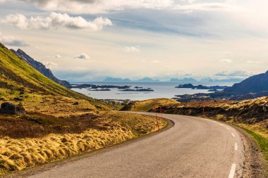 Norveç manzarası manzarası 