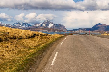 Norveç manzarası manzarası   