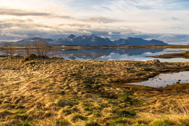 Norveç manzarası manzarası 