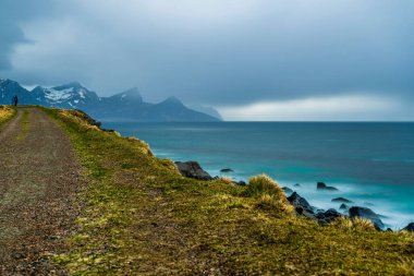 Norveç manzarası manzarası 