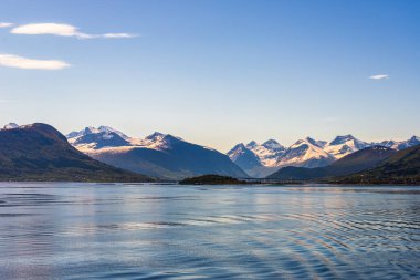 Norveç manzarası manzarası   