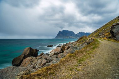 Norveç manzarası manzarası   