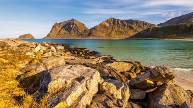 Norveç manzarası manzarası   