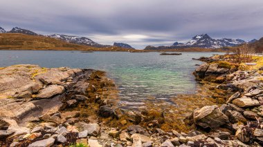 Norveç manzarası manzarası 