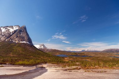 Norveç manzarası manzarası   