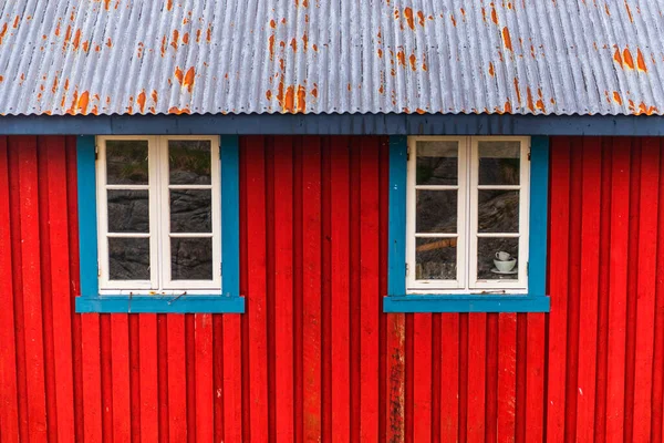 Scenic View Norwegian Village Cute House — Stock Photo, Image