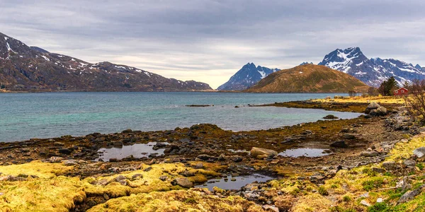 Vedere Scenică Peisajului Norvegian — Fotografie, imagine de stoc